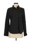 Gap Long Sleeve Button Down Shirt In Black