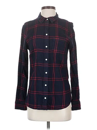 Pre-owned Gap Long Sleeve Button Down Shirt In Black