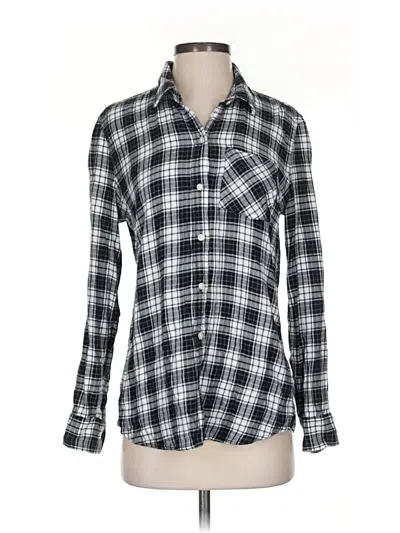 Pre-owned Gap Long Sleeve Button Down Shirt In Black