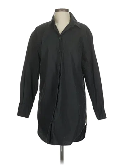 Pre-owned Gap Long Sleeve Button Down Shirt In Black