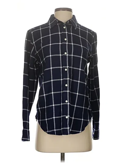 Pre-owned Gap Long Sleeve Button Down Shirt In Black