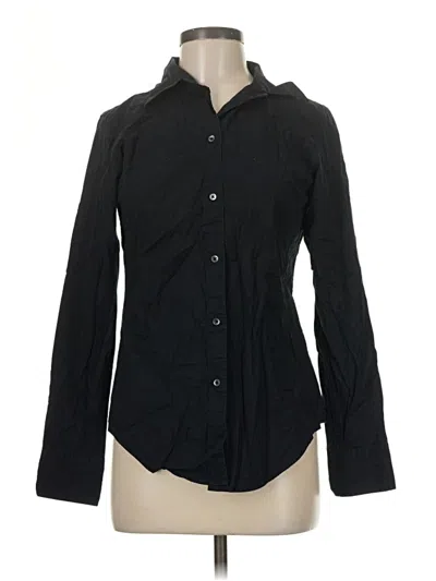 Pre-owned Gap Long Sleeve Button Down Shirt In Black
