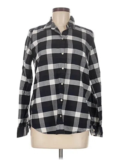 Pre-owned Gap Long Sleeve Button Down Shirt In Black