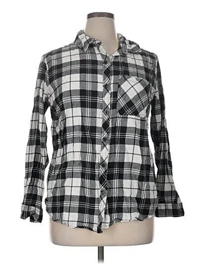 Pre-owned Gap Long Sleeve Button Down Shirt In Black