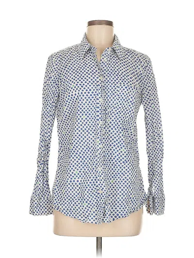 Pre-owned Gap Long Sleeve Button Down Shirt In Blue