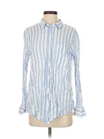 Pre-owned Gap Long Sleeve Button Down Shirt In Blue