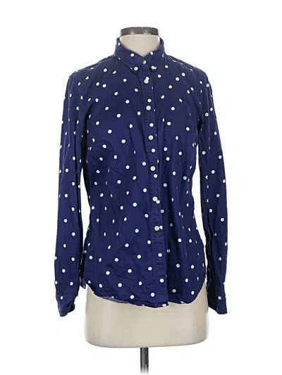 Pre-owned Gap Long Sleeve Button Down Shirt In Blue