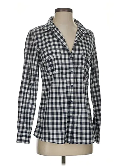 Pre-owned Gap Long Sleeve Button Down Shirt In Blue