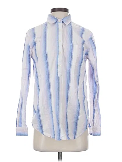 Pre-owned Gap Long Sleeve Button Down Shirt In Blue