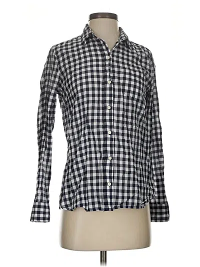 Pre-owned Gap Long Sleeve Button Down Shirt In Blue