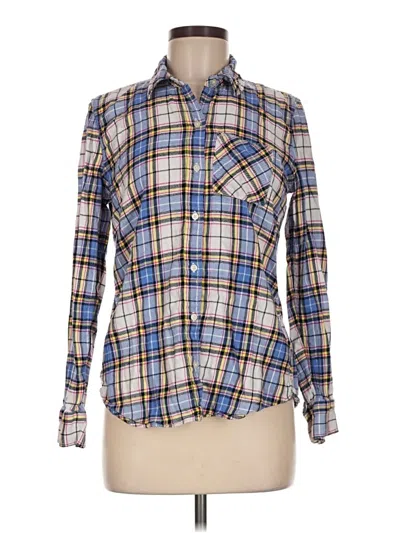 Pre-owned Gap Long Sleeve Button Down Shirt In Blue