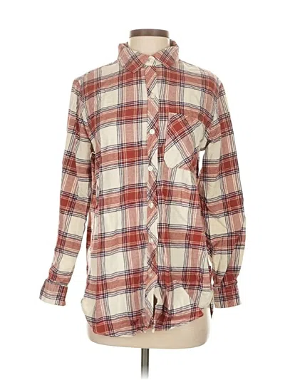 Pre-owned Gap Long Sleeve Button Down Shirt In Brown