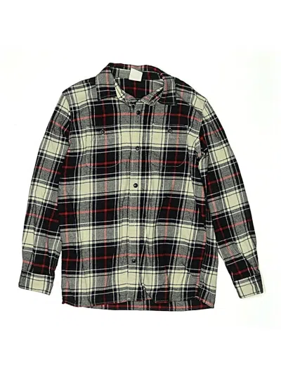 Pre-owned Gap Kids' Long Sleeve Button Down Shirt In Gray