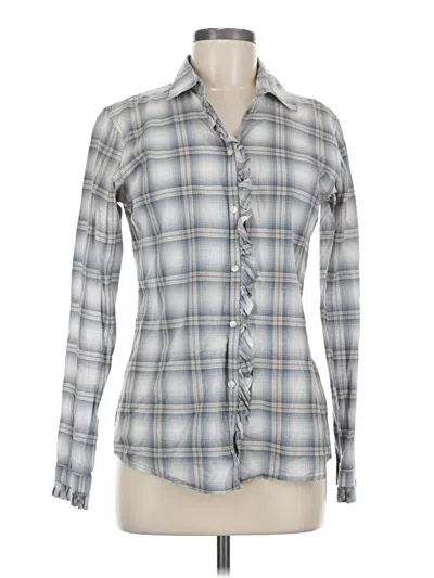 Pre-owned Gap Long Sleeve Button Down Shirt In Gray