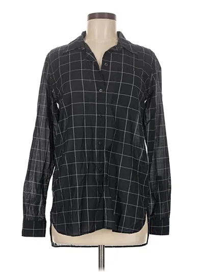 Pre-owned Gap Long Sleeve Button Down Shirt In Gray
