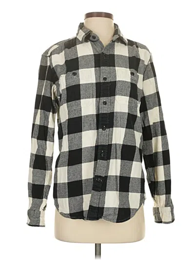 Pre-owned Gap Long Sleeve Button Down Shirt In Gray