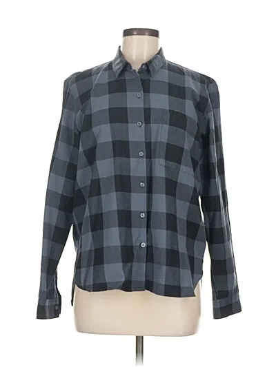 Pre-owned Gap Long Sleeve Button Down Shirt In Gray