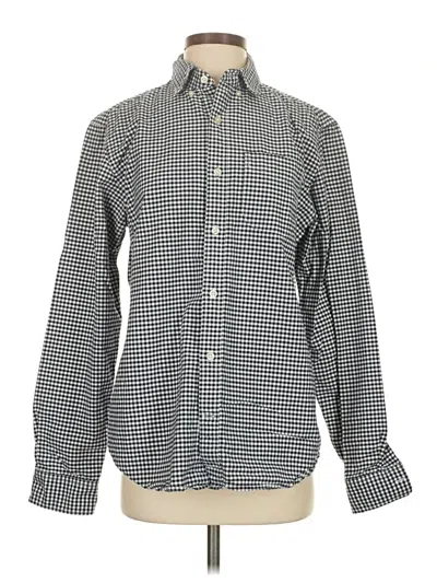Pre-owned Gap Long Sleeve Button Down Shirt In Gray