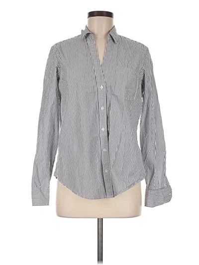 Pre-owned Gap Long Sleeve Button Down Shirt In Gray