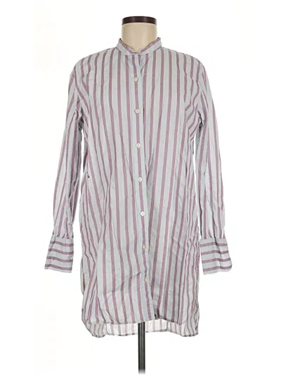 Pre-owned Gap Long Sleeve Button Down Shirt In Gray