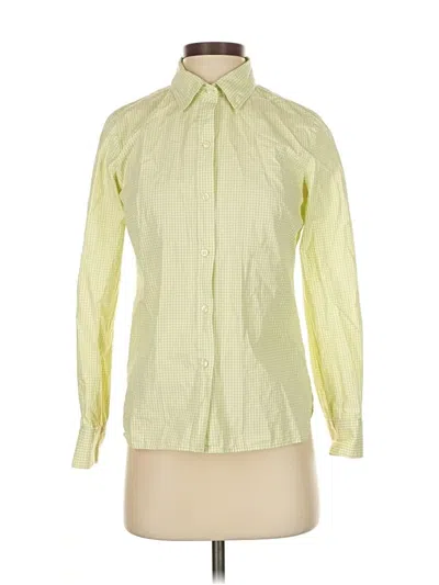 Pre-owned Gap Long Sleeve Button Down Shirt In Green
