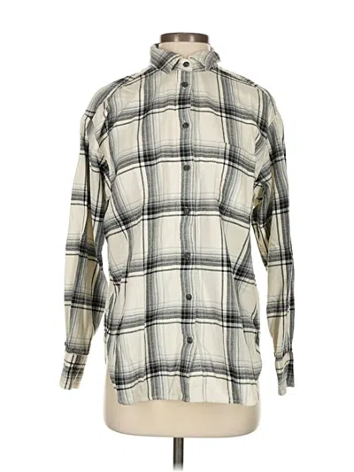 Pre-owned Gap Long Sleeve Button Down Shirt In Ivory