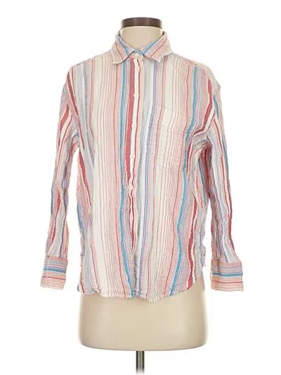 Pre-owned Gap Long Sleeve Button Down Shirt In Ivory