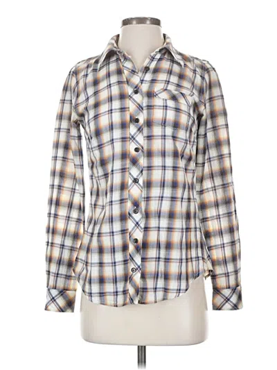 Pre-owned Gap Long Sleeve Button Down Shirt In Ivory