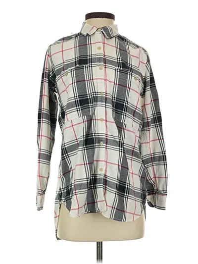 Pre-owned Gap Long Sleeve Button Down Shirt In Ivory