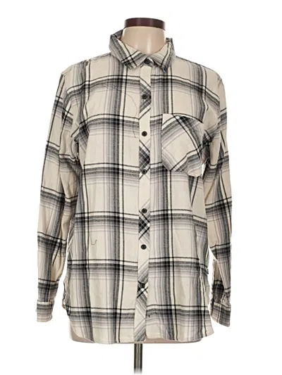 Pre-owned Gap Long Sleeve Button Down Shirt In Ivory