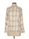 Gap Long Sleeve Button Down Shirt In Neutral