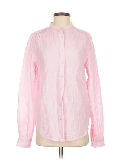 Pre-owned Gap Long Sleeve Button Down Shirt In Pink