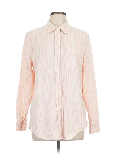 Pre-owned Gap Long Sleeve Button Down Shirt In Pink
