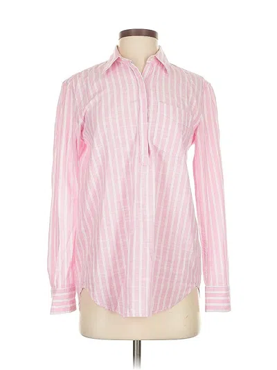 Pre-owned Gap Long Sleeve Button Down Shirt In Pink