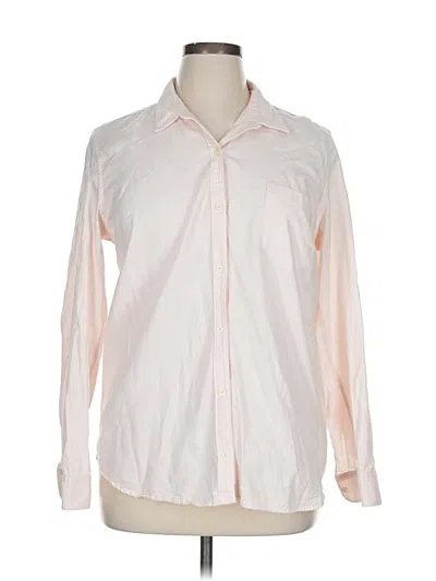 Pre-owned Gap Long Sleeve Button Down Shirt In Pink