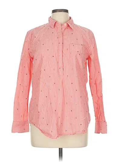 Pre-owned Gap Long Sleeve Button Down Shirt In Pink