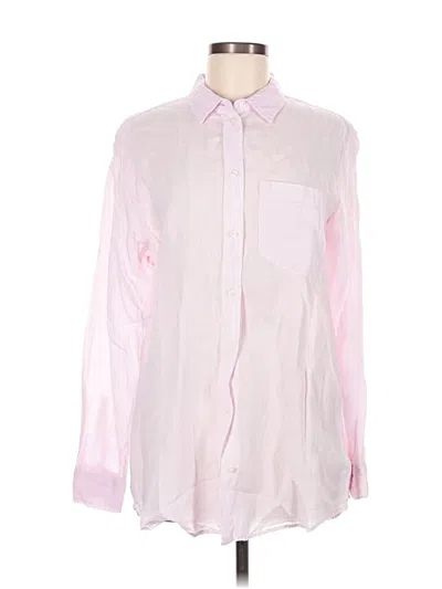 Pre-owned Gap Long Sleeve Button Down Shirt In Pink