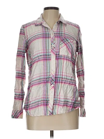 Pre-owned Gap Long Sleeve Button Down Shirt In Pink