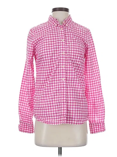 Pre-owned Gap Long Sleeve Button Down Shirt In Pink