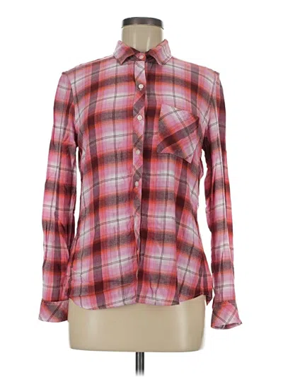 Pre-owned Gap Long Sleeve Button Down Shirt In Pink