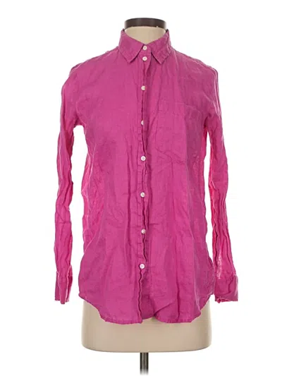 Pre-owned Gap Long Sleeve Button Down Shirt In Pink