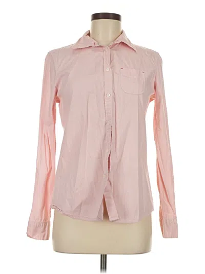 Pre-owned Gap Long Sleeve Button Down Shirt In Pink
