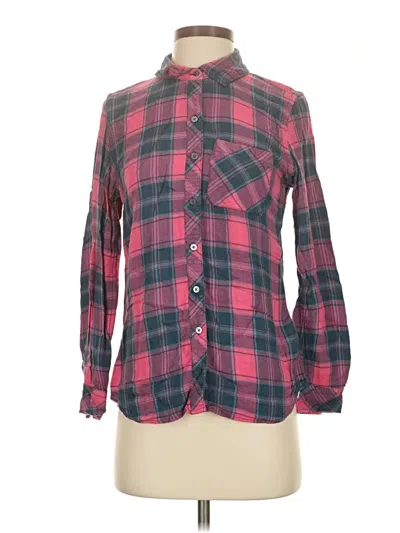 Pre-owned Gap Long Sleeve Button Down Shirt In Pink