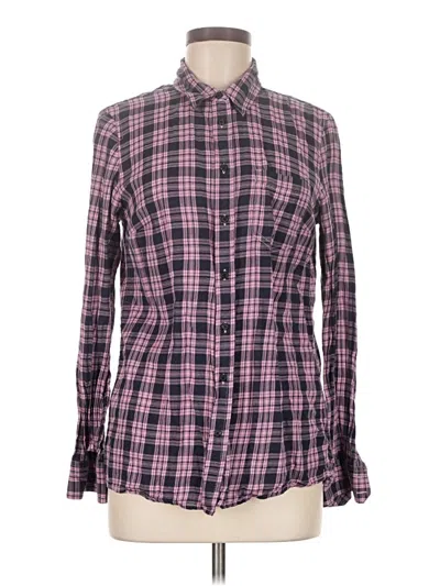 Pre-owned Gap Long Sleeve Button Down Shirt In Pink