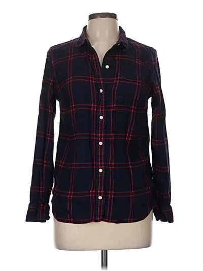 Pre-owned Gap Long Sleeve Button Down Shirt In Red