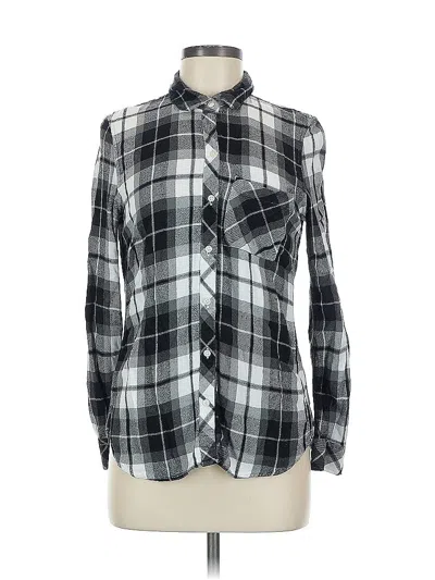 Pre-owned Gap Long Sleeve Button Down Shirt In Silver