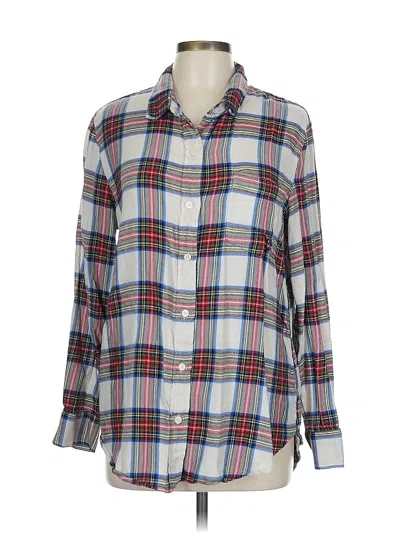 Pre-owned Gap Long Sleeve Button Down Shirt In Silver