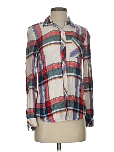 Pre-owned Gap Long Sleeve Button Down Shirt In White