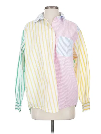 Pre-owned Gap Long Sleeve Button Down Shirt In Yellow
