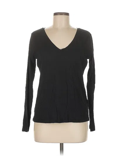 Pre-owned Gap Long Sleeve T-shirt In Black